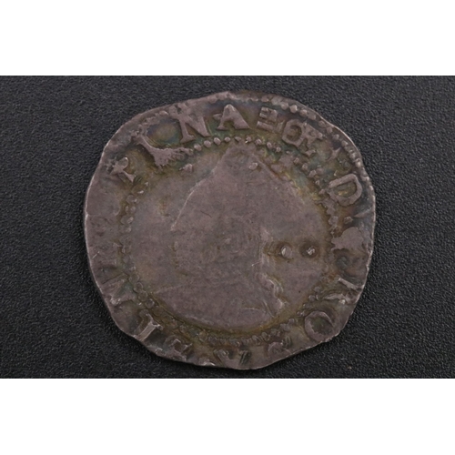 122 - Elizabeth 1st Half Groat & 3 Half Pence plus a Charles 1st Half Groat and Farthing.