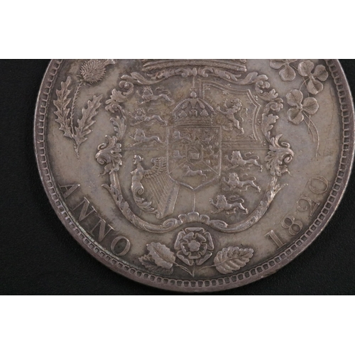 125 - George IV Half Crown Coin 1820