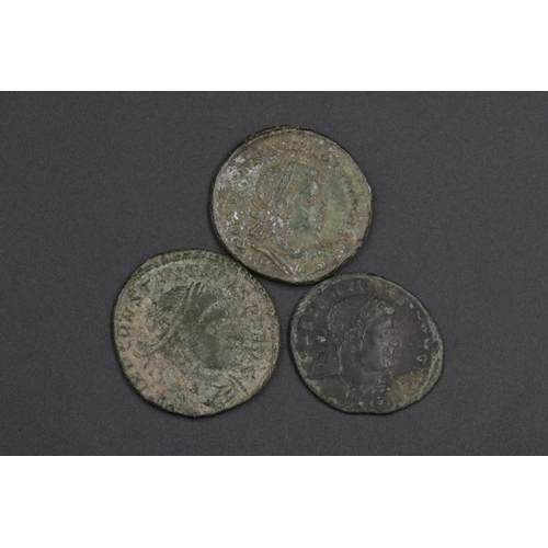 129 - Roman Bronze Coins x10