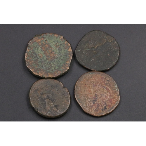 129 - Roman Bronze Coins x10