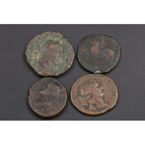 129 - Roman Bronze Coins x10