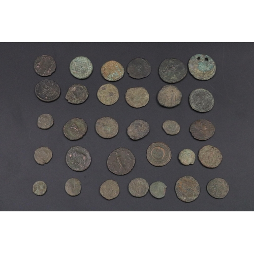 130 - Roman Bronze Coins Small Denominations x30