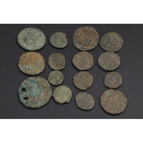 130 - Roman Bronze Coins Small Denominations x30