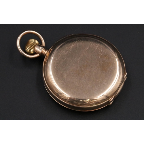 136 - 9CT Gold Pocket Watch Full Hunter by Thomas Russell in beautiful working condition, no dents, imperf... 