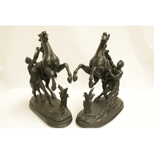 161 - Guillaume Coustou, Cheval de Marly, Spelter C1880 24