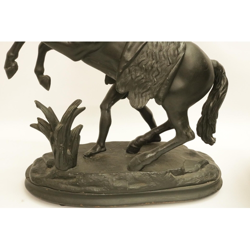 161 - Guillaume Coustou, Cheval de Marly, Spelter C1880 24