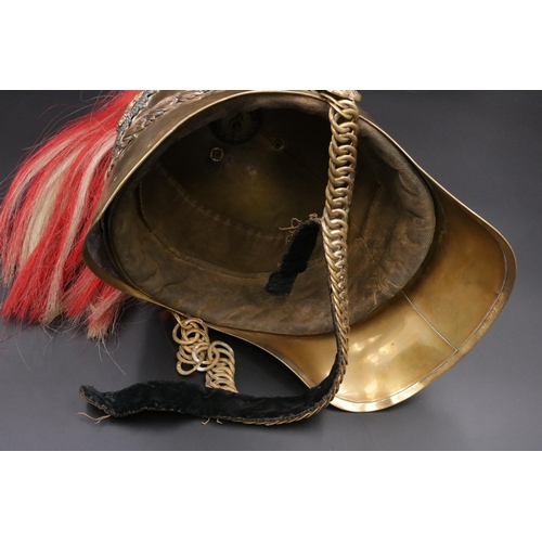 163 - A bit of history in the next item. A Helmet belonging to Major Herbert Hoare. On the 2nd May 1885, t... 