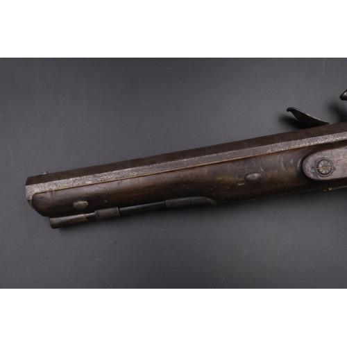 166 - 18th Century Flintlock Pistol with Ram Rod by J & W Richards - 9