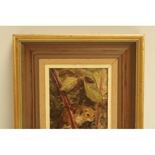 197 - Original Painting on Board by artist Ken Turner - size overall including frame 9.5