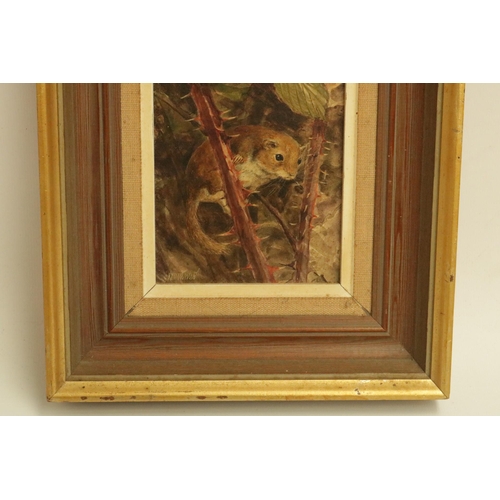 197 - Original Painting on Board by artist Ken Turner - size overall including frame 9.5