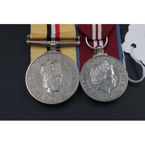 203 - A collection of medals, Gulf War and Diamond Jubilees awarded to 251462312 Pte P.B Kennedy