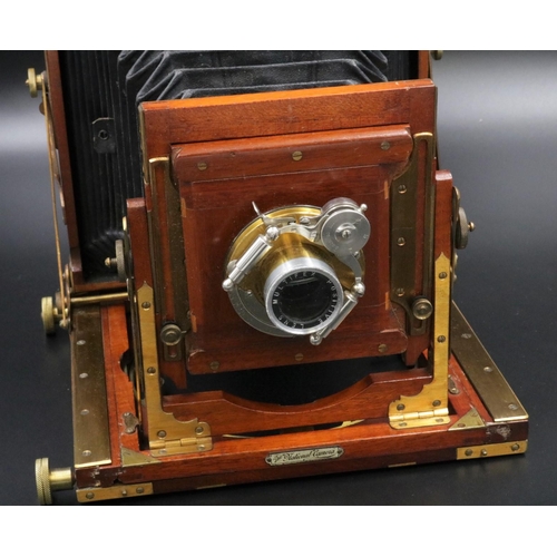 21 - A very good quality original National Half Plate Camera manufactured by W Butcher & Sons from 1902 -... 