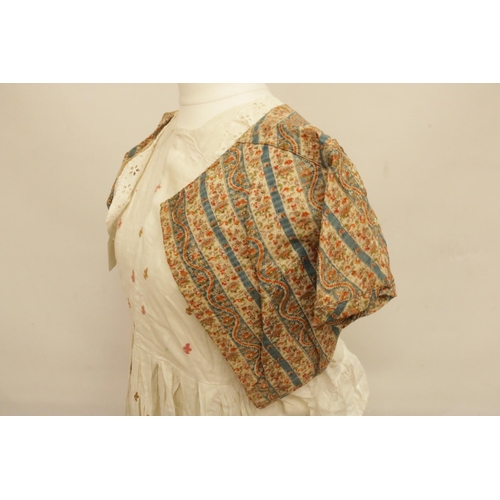 213 - 3 items of Early 20th Century Vintage Clothing - Lace Jacket, Cloths & Ornate Jacket