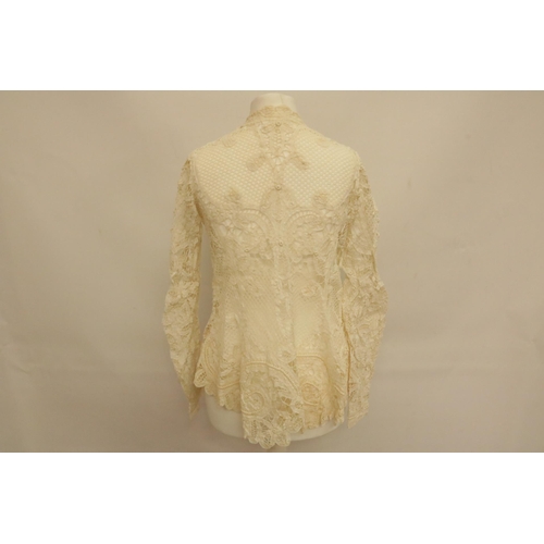 214 - Late 18th Century Ladies Lace Jacket in Lovely Condition and in its original needlework case.