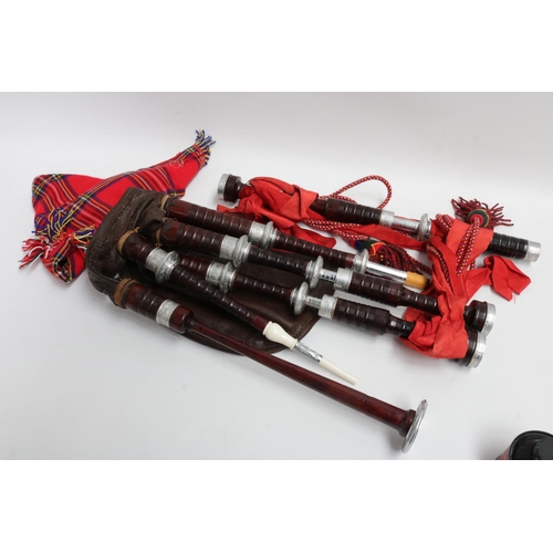 228 - Set of Bagpipes in Original Case