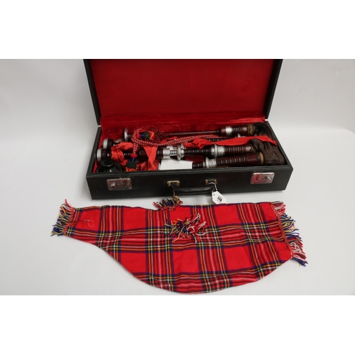 228 - Set of Bagpipes in Original Case