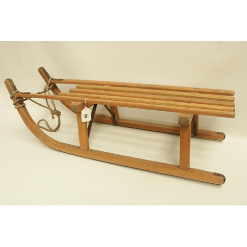 232 - Erbacher Davoser 1960s Wooden Sledge