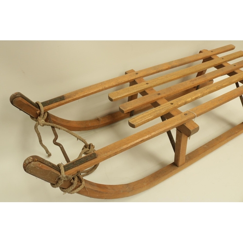 232 - Erbacher Davoser 1960s Wooden Sledge