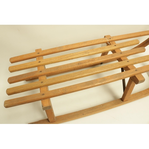 232 - Erbacher Davoser 1960s Wooden Sledge