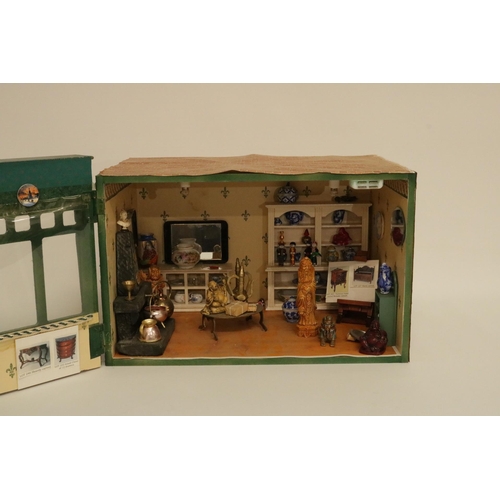 237 - Handmade Dolls House Shop Complete with Collectables