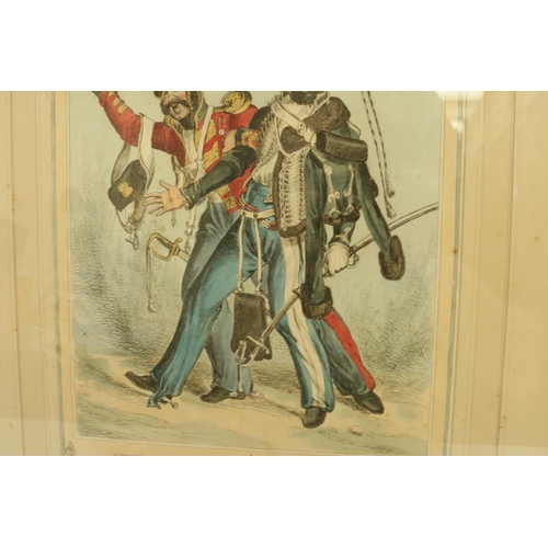 246 - William Heath Caricature, Circa 1825 - 1830. Etching under glass. Not inspected outside of frame.