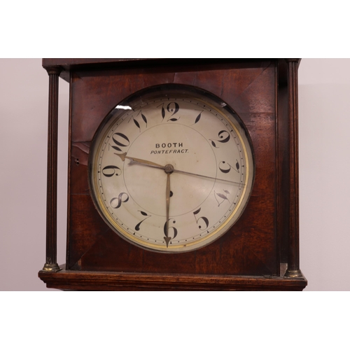 254 - Booth Pontefract Original Grandfather Clock