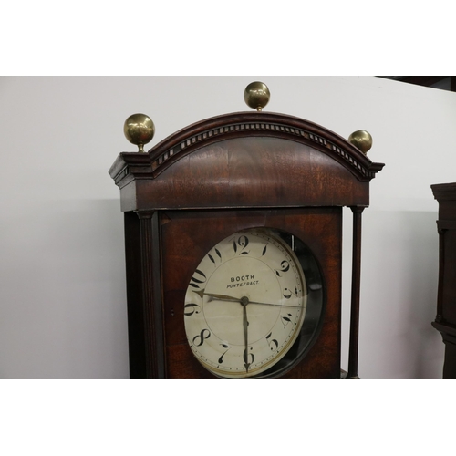 254 - Booth Pontefract Original Grandfather Clock