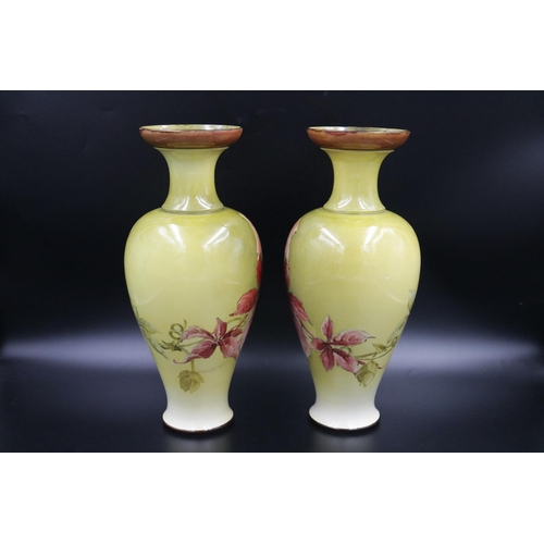 268 - A beautiful pair of Royal Doulton vases in excellent condition as photographed.