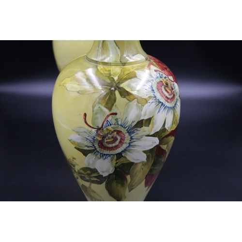 268 - A beautiful pair of Royal Doulton vases in excellent condition as photographed.