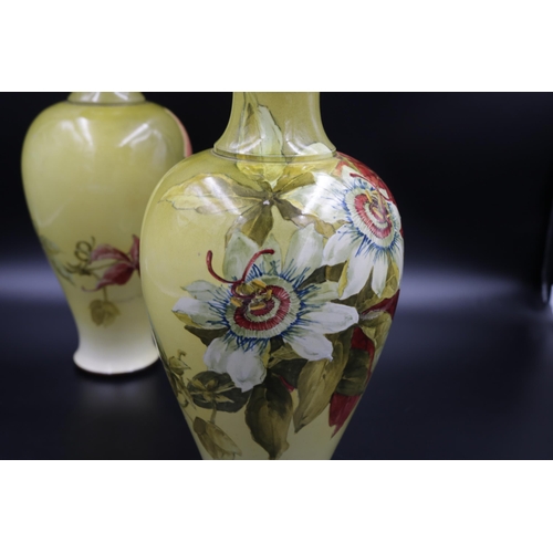 268 - A beautiful pair of Royal Doulton vases in excellent condition as photographed.