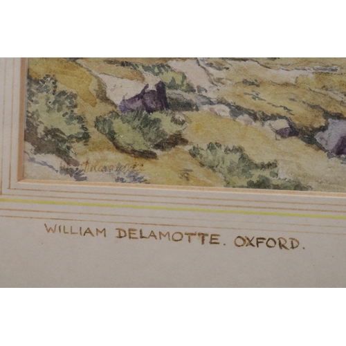 301 - Framed Watercolour by William Delamotte Depicting Cattle