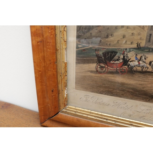 303 - Framed Print of the Victoria Hotel, Llanberis, Wales.