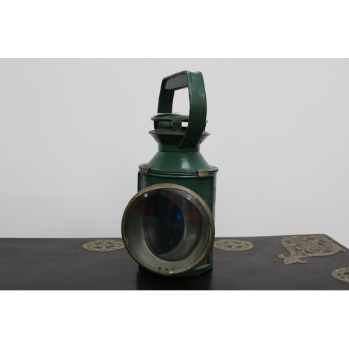 329 - British Rail West Tail Guard Lamp c1940, complete with burner in excellent condition.