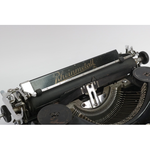 33 - A World War Two Werk-Somerda-Eriurt (Rheinmetall) German typewriter - the name is partially rubbed o... 