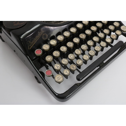 33 - A World War Two Werk-Somerda-Eriurt (Rheinmetall) German typewriter - the name is partially rubbed o... 