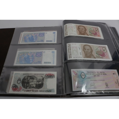 38 - Large Amount of Uncirculated World Banknotes including vintage Bank of England Notes. All contained ... 