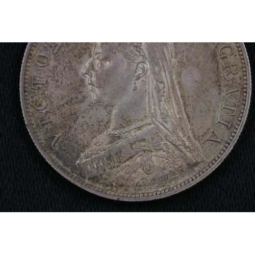 48 - Victoria 1887 Double Florin Coin