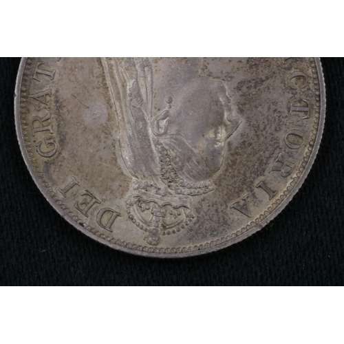 48 - Victoria 1887 Double Florin Coin