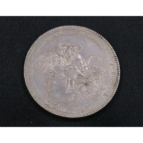 49 - George III silver Crown 1818 Coin