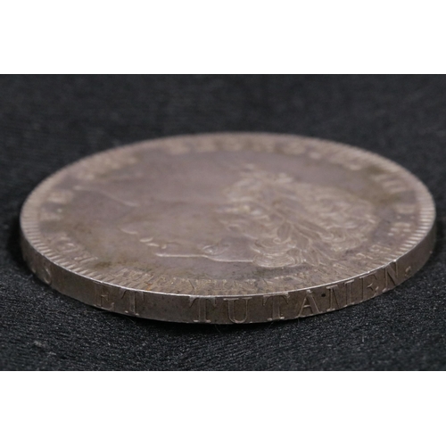 49 - George III silver Crown 1818 Coin