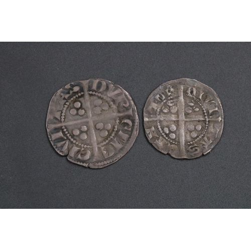 52 - Edward 1 Pennies x 2 (London & Durham)