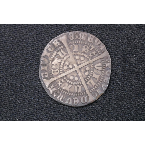 54 - Henry VI Groat & Halfgroat both annulet issue. (London & Calaise)