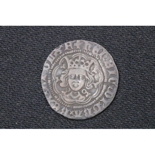 54 - Henry VI Groat & Halfgroat both annulet issue. (London & Calaise)