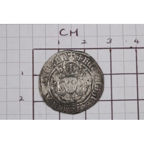 55 - Henry VII Groat M.M Cross Crosset