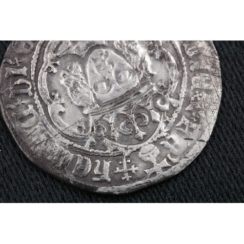 55 - Henry VII Groat M.M Cross Crosset