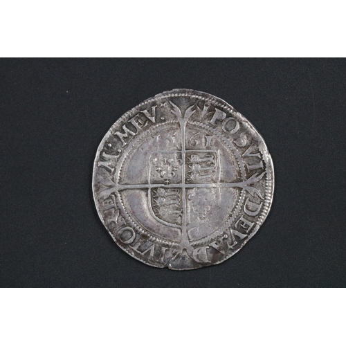 60 - Elizabeth 1 Sixpence 1561