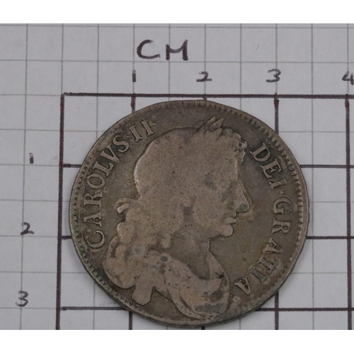 67 - Charles II Halfcrown 1673