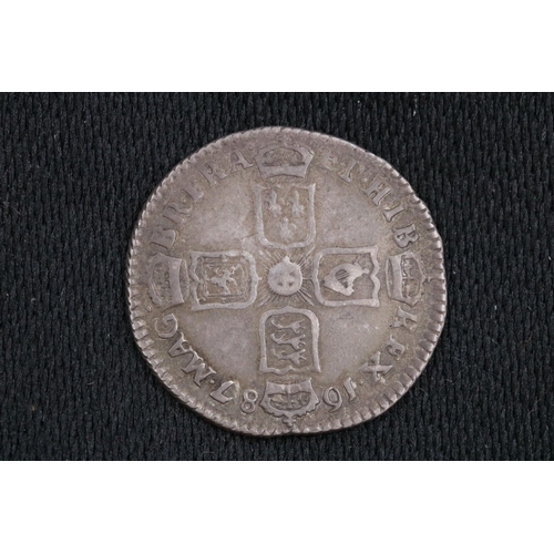 69 - James II Sixpence 1687