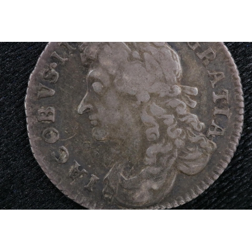 69 - James II Sixpence 1687