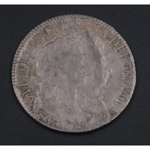 72 - William & Mary Shilling Circa 1600's